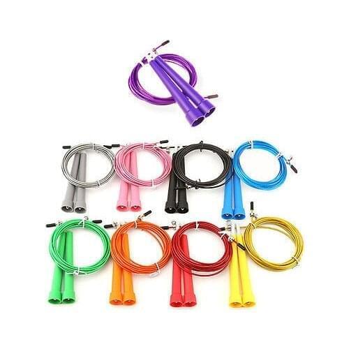 Jump ropes Adjustable skipping rope 3M Speed Steel Wire Skipping Jump Rope Crossfit Crossfit MMA Box Gome Gym Fitnesss Equipment