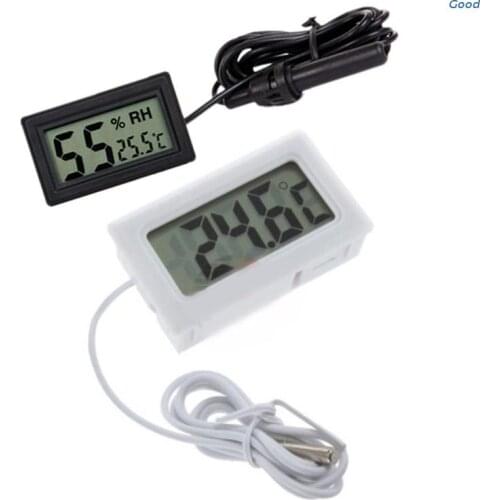 LED Digital Thermometer Temperature Sensor TPM-10 FY-10 2M-3M-5M 5V 12V Detector for Car Indoor Baby Bath Incubator