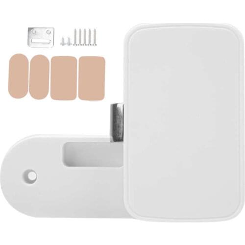 Smart Lock Bluetooth APP Unlock Concealed Punch-Free for File Cabinet Drawer Wardrobes Bookcases for Tuya Protect documents