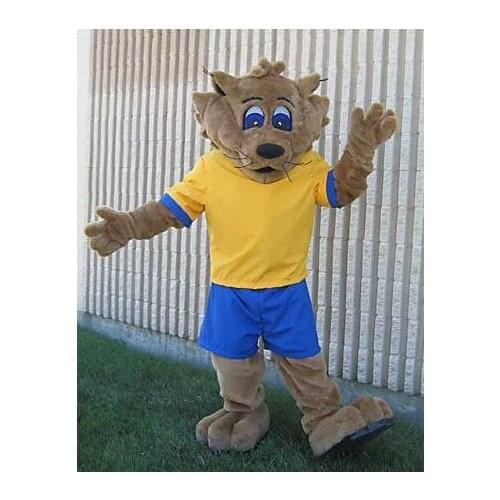 High quality Bob Cat Mascot Costumes Performance Props Apparel Halloween Outfit Dress