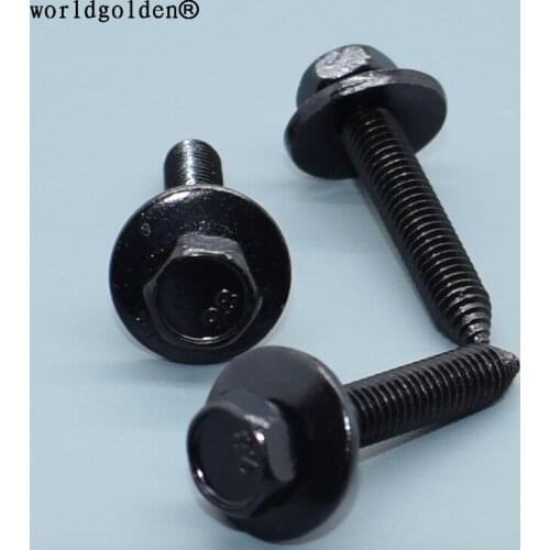 Worldgolden 100pcs auto metal Hexagon Tapping Screw for Audi
