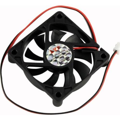 YCDC PC Computer Cool Fan 60 x 60 x 12mm 12V DC Cooling Fan Computer PC Case CPU Cooler Case Fan 2 Pins