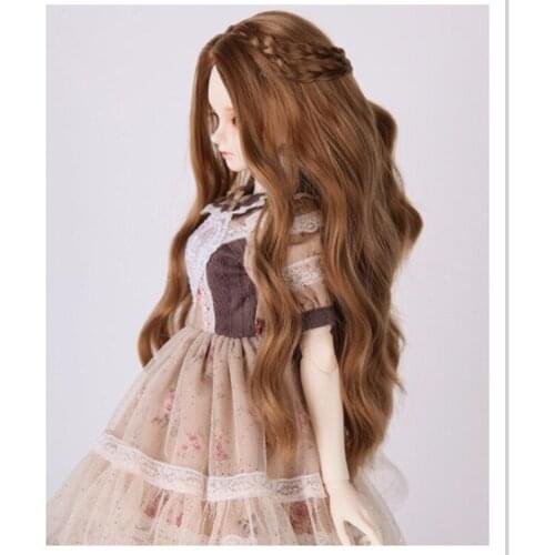 1/3 1/4 SD BJD Doll Wis High Temperature Wire Long Wavy BJD Super Dollfile Hair for Dolls,Hot BJD Wig Fashion Doll Acceessories