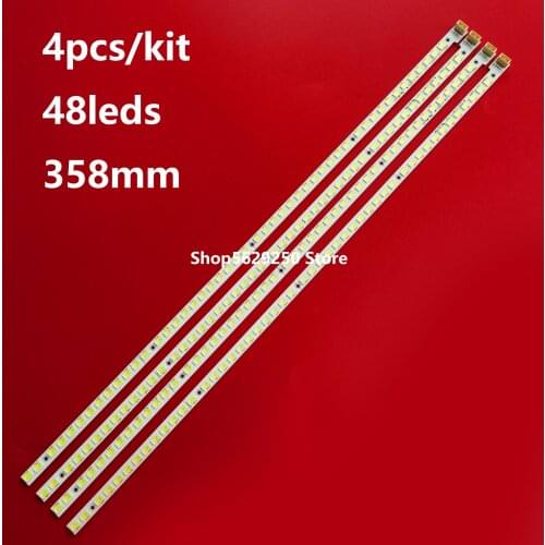 1set=4pcs 358mm 48lamp LED Backlight strip for sky wor th TV light bar 55E65SG 55E65SG 55E70RD V546H1-LS2-TLEM V546H1-LS2