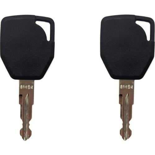 2 Pcs 81404 Ignition Key For Terex Backhoe 760 820 860 880 970 980 Free Shipping
