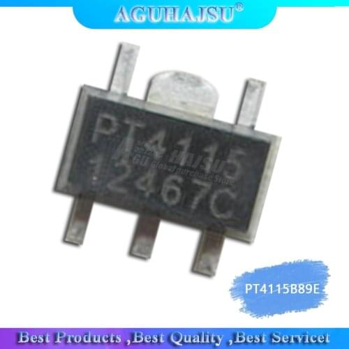 20pcs PT4115B89E SOT89-5 PT4115 SOT SMD 30V/1.2A high dimming ratio LED constant current driver
