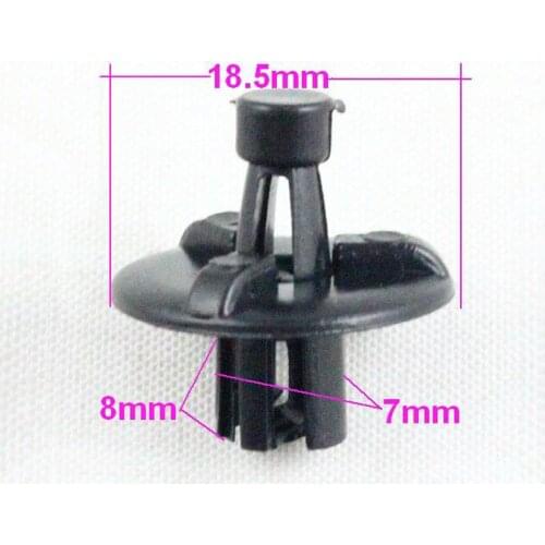 Automotive deflector trim panel retainer clip push-type gantries board snaps fastener rivet for toyota 53259-48010