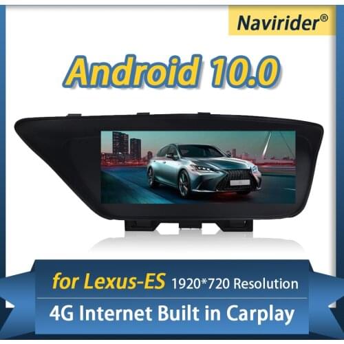 Car Android 10.0 Multimedia Carplay Split Screen For Lexus ES ES300 ES300h ES330 ES350 2016 4GB RAM Autoradio GPS Navigation