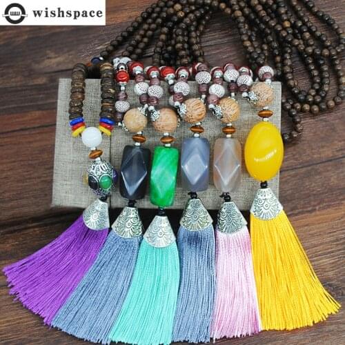 Wishspace Bohemia Indian cotton sweater chain tassel, fashionable woman necklace jewelry gifts preferred products