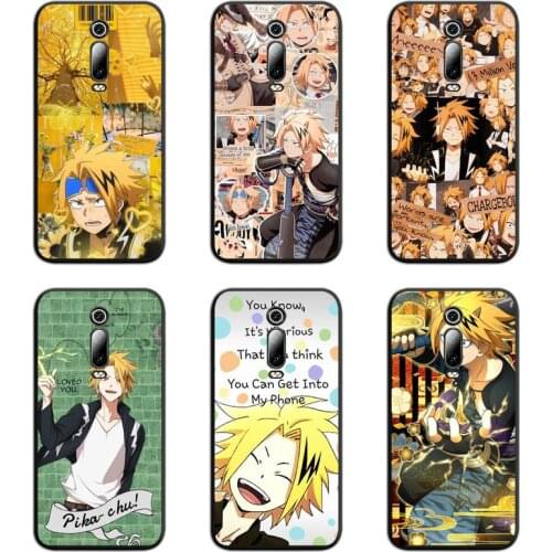 Denki Kaminari My Hero Academia Phone Case For Redmi 9A 9 8A 7 6 6A Note 9 8 8T Pro Max K20 K30 Pro