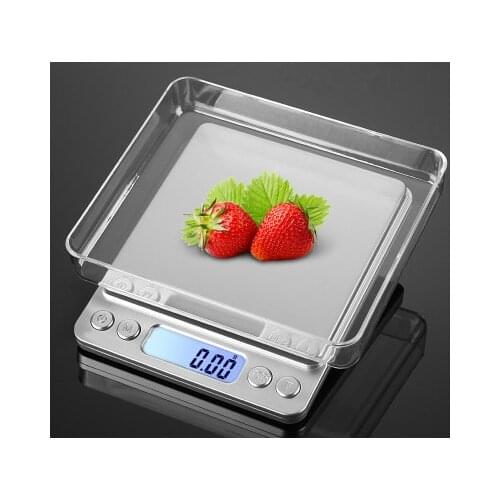 500g/0.01g Digital Kitchen Scale, High-precision Pocket Food Scale, Multifunctional Pro Scale with Back-Lit LCD Display, Tare