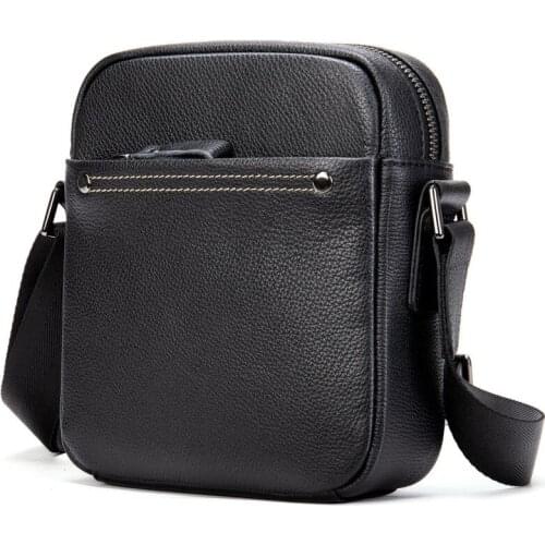 Business Bags Genuine Leather Crossbody Bag Casual Men Versatile Fashion Student Mens Bag Mens Male Messenger Bag Shoulder