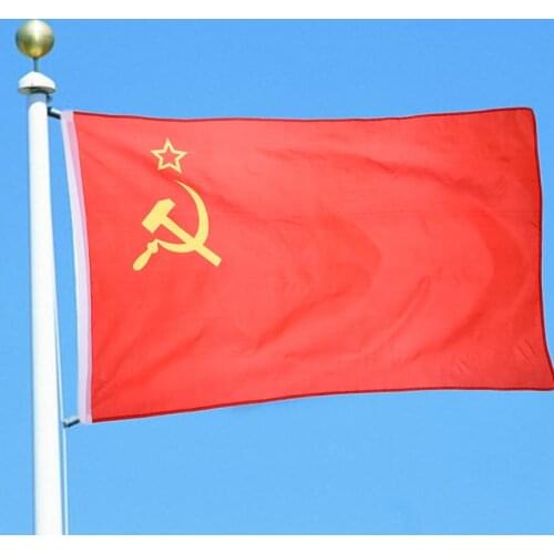 90x150cm Red CCCP Union Of Soviet Socialist Republics USSR Flag For Anniversary Memorial Festival Party Gathering