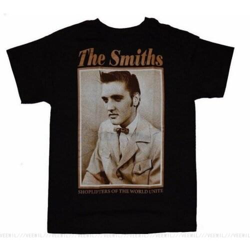 The Smiths New Men T-Shirt Alternative Rock Shoplifters Of The World Unite TShirt Cotton Cool Tops O Neck Tee Shirt