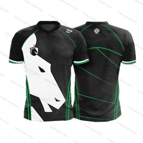 TeamLiquid Jersey LCS Division Team Uniform Impact CoreJJ Xmithie Doublelift T-shirt TL Team Uniform LOL League Gaming Uniform