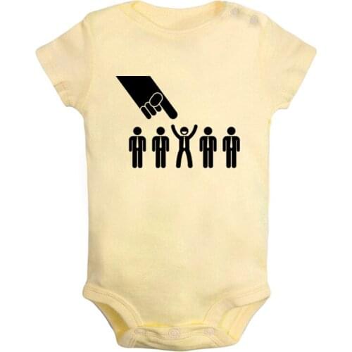 Rethinking Recruitment Its Not Who You Know Printed Newborn Baby Girl Boys Clothes Short Sleeve Romper Outfits 100% Cotton