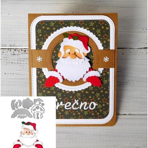 2020 New Santa Claus Metal Cutting Dies Scrapbooking Card Making Paper Craft Stencils DIY Punch Stencils Dies