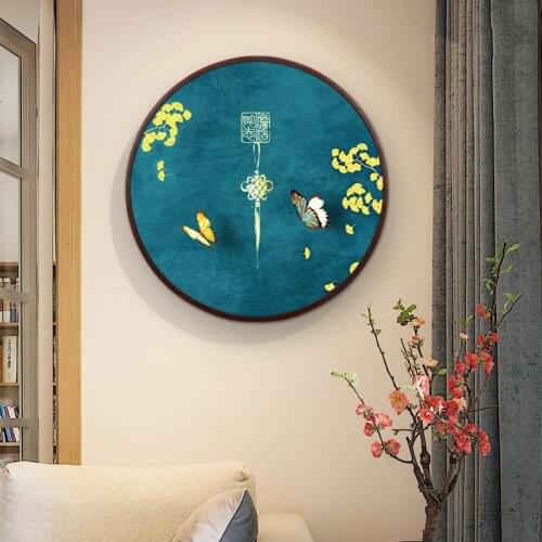 2021 New Line Show Chinese Style Cross Stitch Living Room Small Simple Modern Chinese Bedroom Small Simple Novice