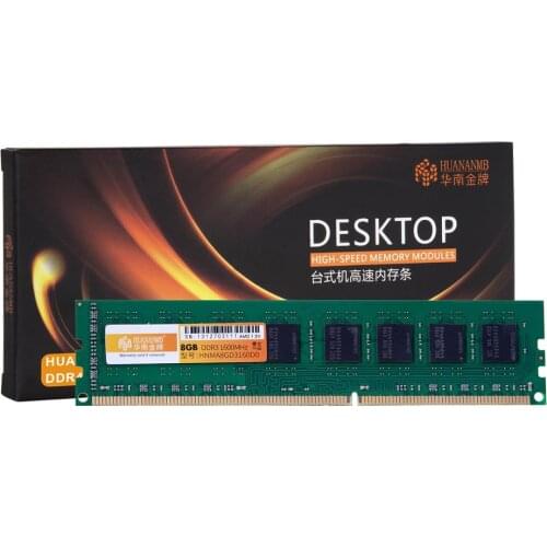 HUANANZHI 8G DDR3 1600MHz Memory for AMD Motherboards Good Quality Desktop RAM 2 Years Warranty