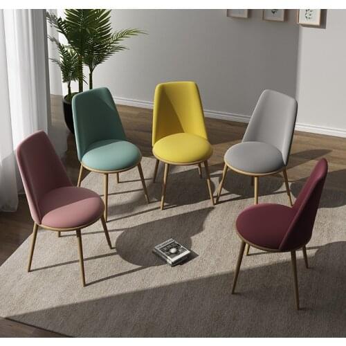 Nordic ins net red chair home bedroom desk stool simple dressing table makeup chair casual backrest dining chair