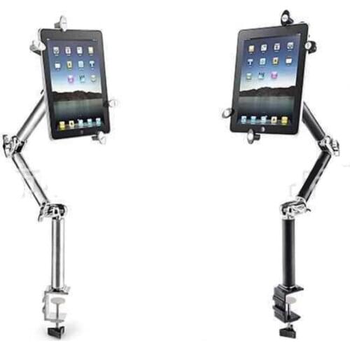 88CM Foldable Holder For Mobile iPad/ipad air mini Tablet PC 7" 8" 10.1" Metal Multi-functional Mount Stand Car/Bed/Table desk