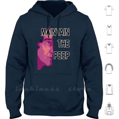 Maintain The Peep Hoodie Long Sleeve Micky Flanagan Maintain The Peep The Peeper The Peepee Funny Comedy Cool Micky