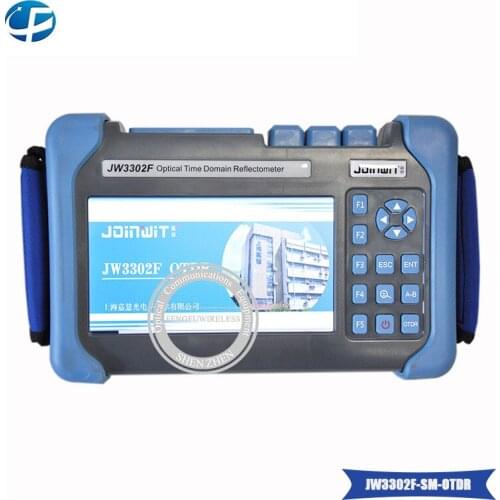 High quality OTDR JW3302F Handheld SM with 1310-1550nm-32/30dB, Integrated VFL, Touch Screen Optical Time Domain Reflectometer