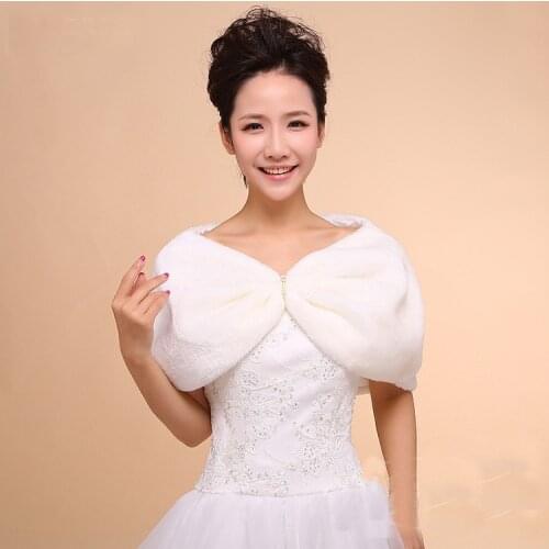 WEARCHY Wedding Fur Capes China