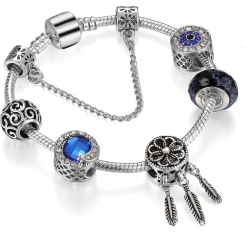 2019 Hot Sale Fashion Handmade Charm Bracelets Fits Pa Bracelet For Women DIY Jewelry Dropshipping