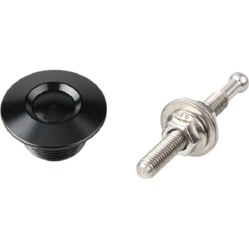 4Pcs Car lock Quick Release Push Hood Latch Button Car Pin Bonnet Lock Black Bumper Clip Latches