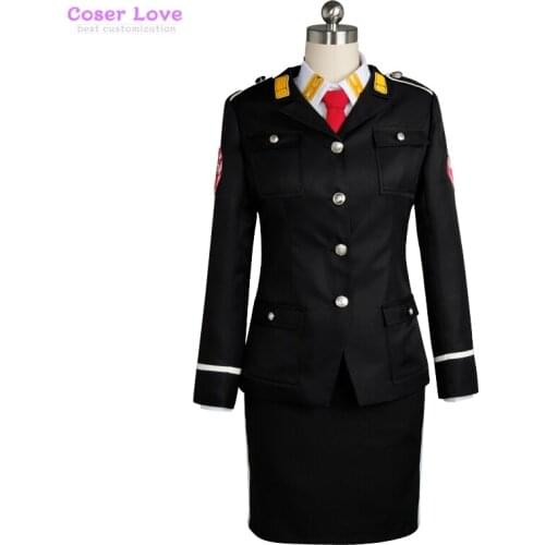 ACCA13 Female uniform Cosplay Costume Halloween Christmas Costume