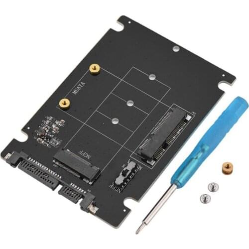 45BA 2.5" SATA III to 3050 miniSATA/M.2 Adaptor Card mSATA to 2.5inch SATA3.0 Adapter