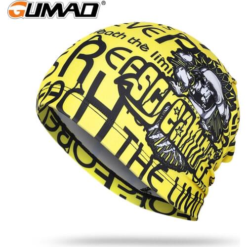 Fashion Hip Hop Cap Sport Baseball Running Cap Cycling Riding Basketball Headscarf Bike Beanie Cool Skull Hat Women Men Summer