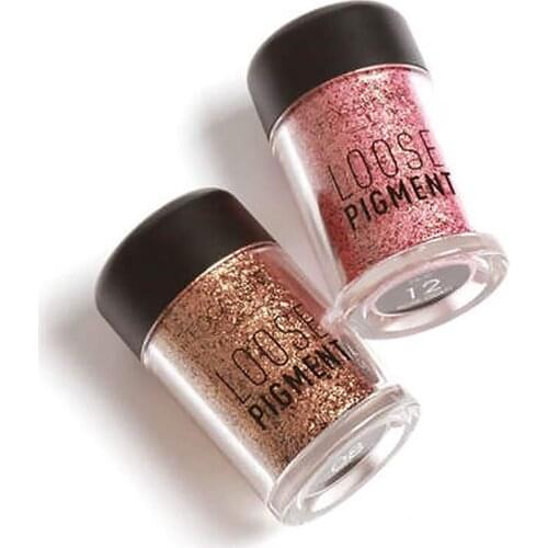 Glitter Eye Shadow 18 Colors Cosmetic Makeup Diamond Lips Loose Makeup Eyes Pigment Powder Comestic Single Eye Shadow
