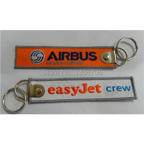 Easyjet Airbus Embroidered Keychain