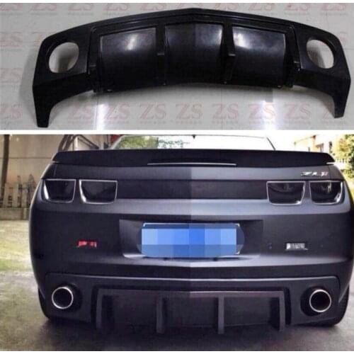 High quality ABS Resin Black Rear Trunk Lip Bumper Diffuser Protector Cover Fits For Chevrolet Camaro 2010-2015