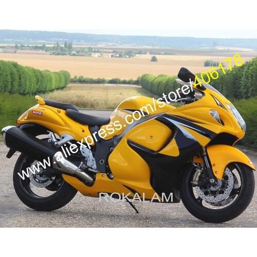 For Suzuki GSXR1300 Parts 2008-2016 Hayabusa GSX-R1300 08-16 Yellow Black Sportbike Fairing Kit (Injection Molding)