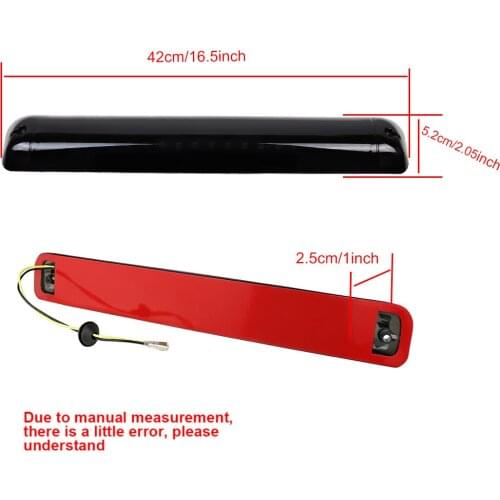 Smoke LED 3rd Brake Light for 1995-99 Chevy Tahoe 1992-99 GMC Suburban K1500 K2500 GMC Jimmy 2003-09 Hummer H2