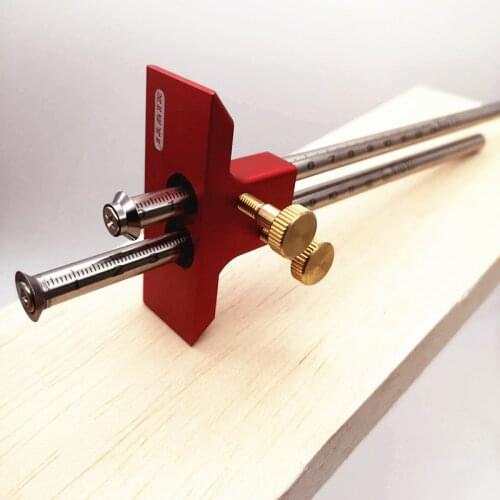 European double-headed scribe blade wooden scribe-line woodworking crossed-out tool woodworking tools