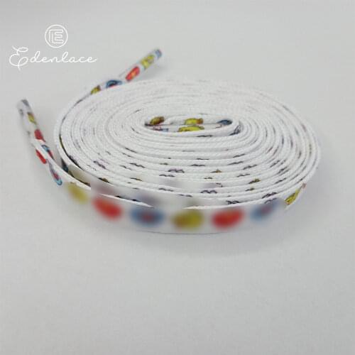 Elmo Cookie SesameStreet Printed Shoelace Lovely Toys Shoe Lace Sublimated Bootlace Flat Cute Doll Shoestring Customized Cartoon