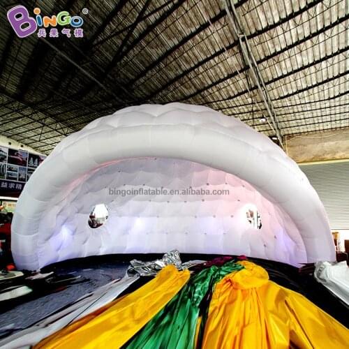 Customized 8 Meters Inflatable Dome Tent With LED Lighting / Giant White Inflated Golf Canopy - BG-A1060