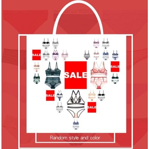 Varsbaby New Super Value Bra Set Luck Bag Women fashion Sexy Bra Set Random Style And Color Gift Box Surprise Gifts