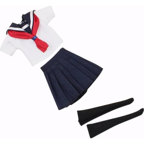 ICY DBS Blyth doll toy outfit licca icy clothes toy school uniform Sailor suit with legging, only clothes no doll