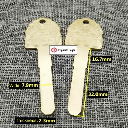 Best quality House Home Door Blank Key 32mm Locksmith Supplies Blank Keys SJP105
