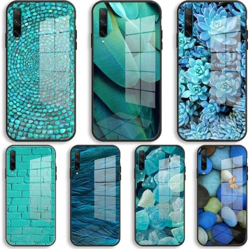 Nayida turquoise mountain Soft Silicone Case For Huawei Honor 30 20 10 Lite Pro 10i 20i 9a 8a 8x Glass Cover
