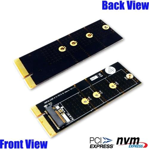 NGFF(M.2) nvme M key SSD to PCI- E 4X Adapter(vertical installation)