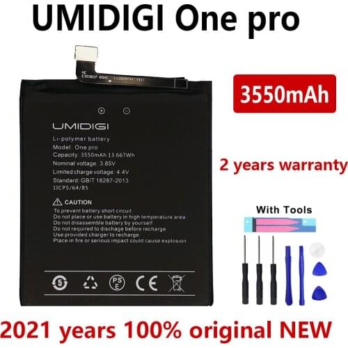 New 100% Original 3250mAh Phone battery For UMI UMIDIGI ONE PRO Mobile Phone Batteries Bateria With Gift Tools