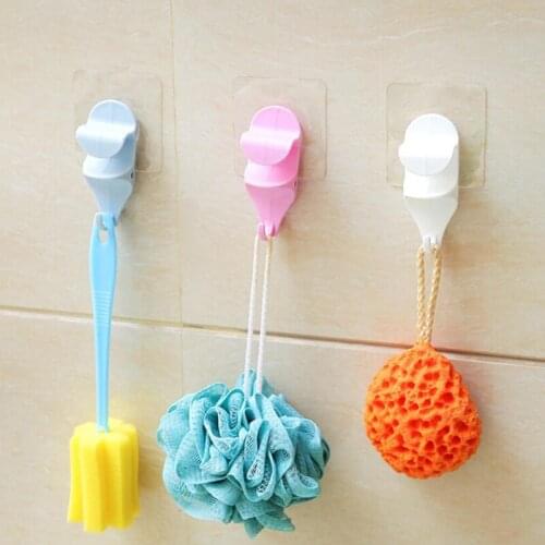 Solid Color Free Punching Door Traceless Nail Small Hook Clothes Hook Mounted Wall Hook Wall Hooks Decorative
