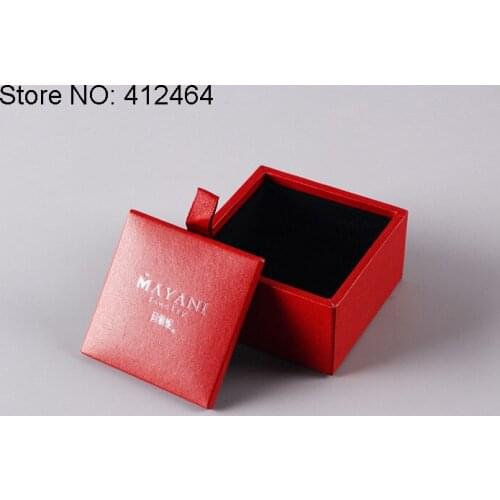 Wholesale cheap hard cardboard square OEM customized logo printing watch box for jewelry packages ---PX10842