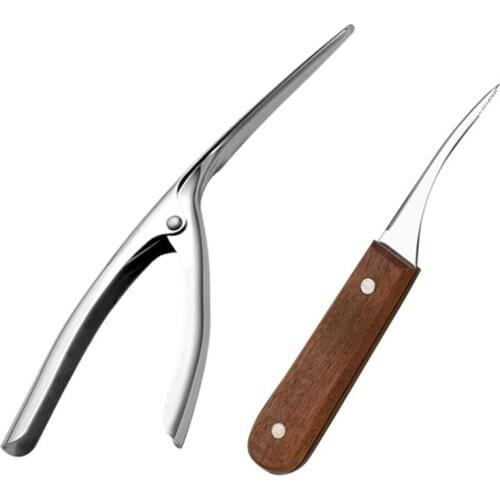 Stainless Steel Shrimp Peeler Shrimp Deveiner Shrimp Opener To Shrimp Thread Knife Shrimp Cleaners Kitchen Supplies Tools